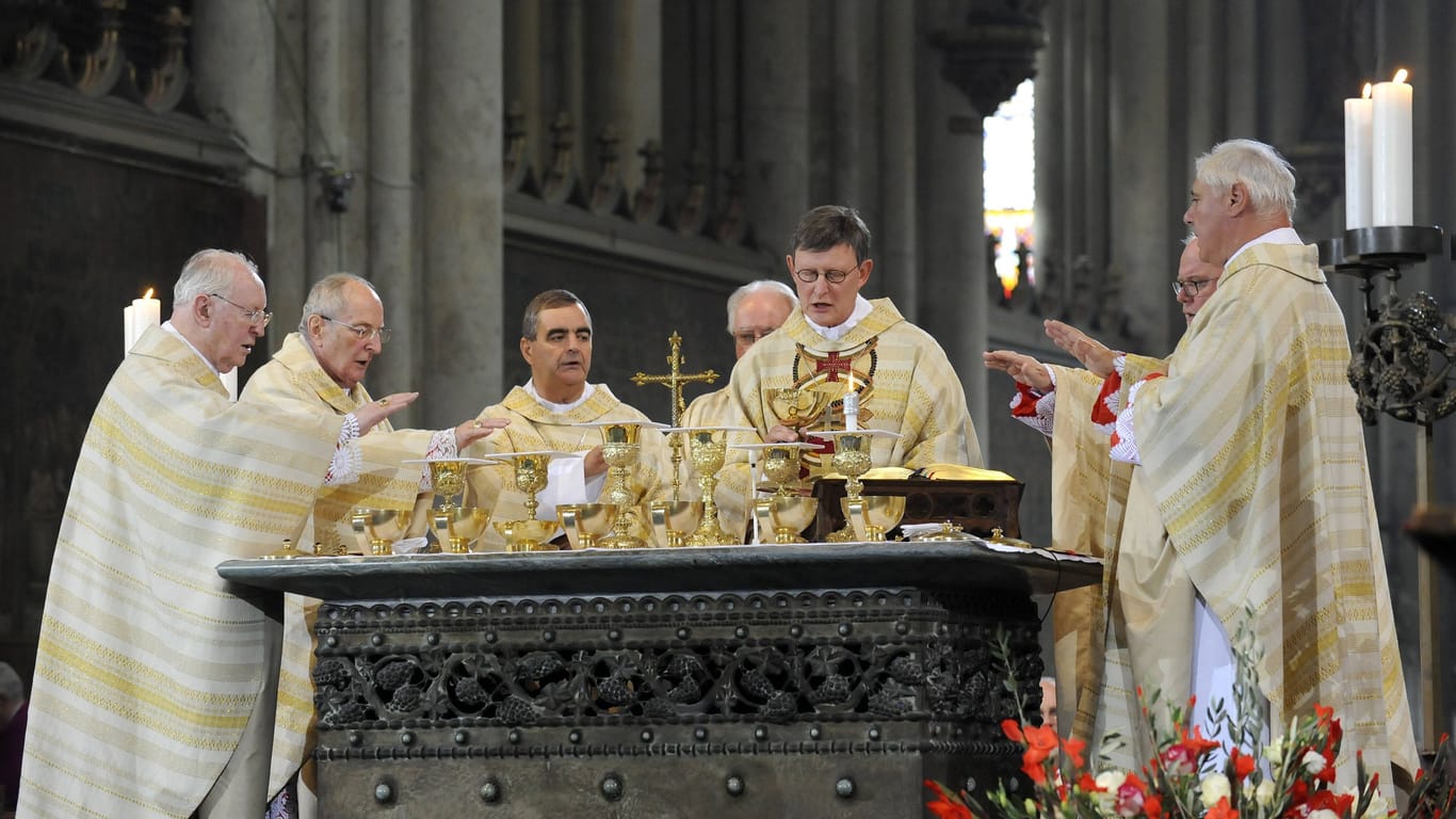 Kardinal Rainer Maria Woelki während seiner Amtseinführung 20. September 2014 im Kölner Dom.