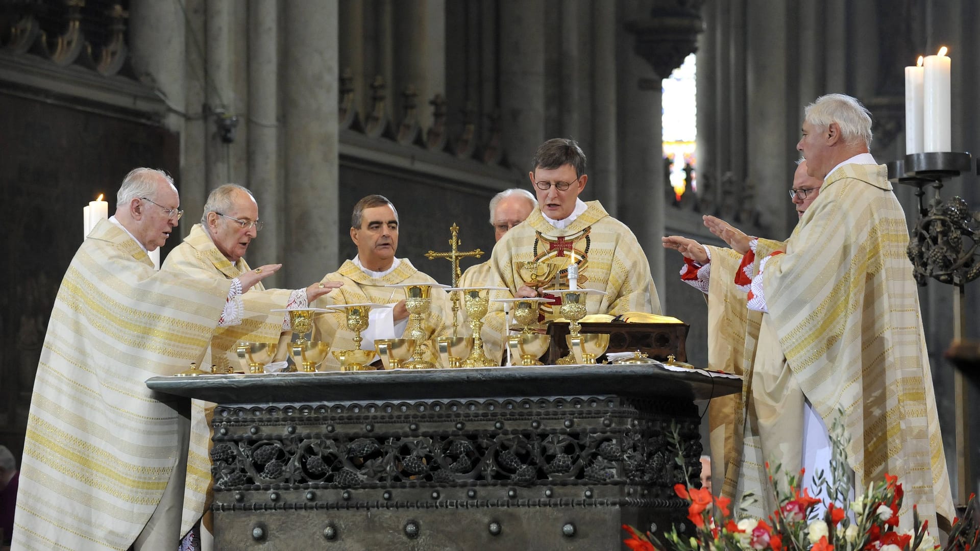 Kardinal Rainer Maria Woelki während seiner Amtseinführung 20. September 2014 im Kölner Dom.