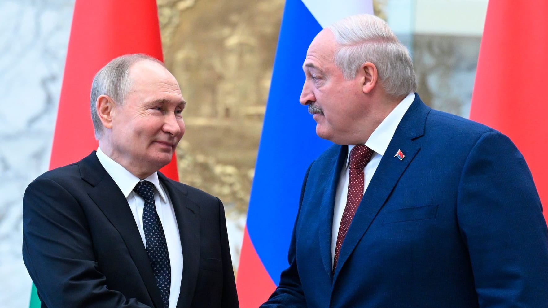 Russlands Präsident Putin trifft Belarus' Präsident Lukaschenko