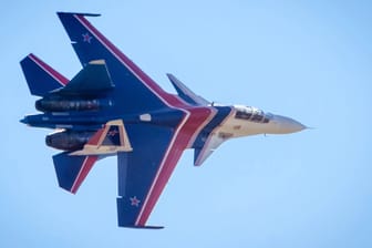 Russian strike fighter Sukhoi Su-30