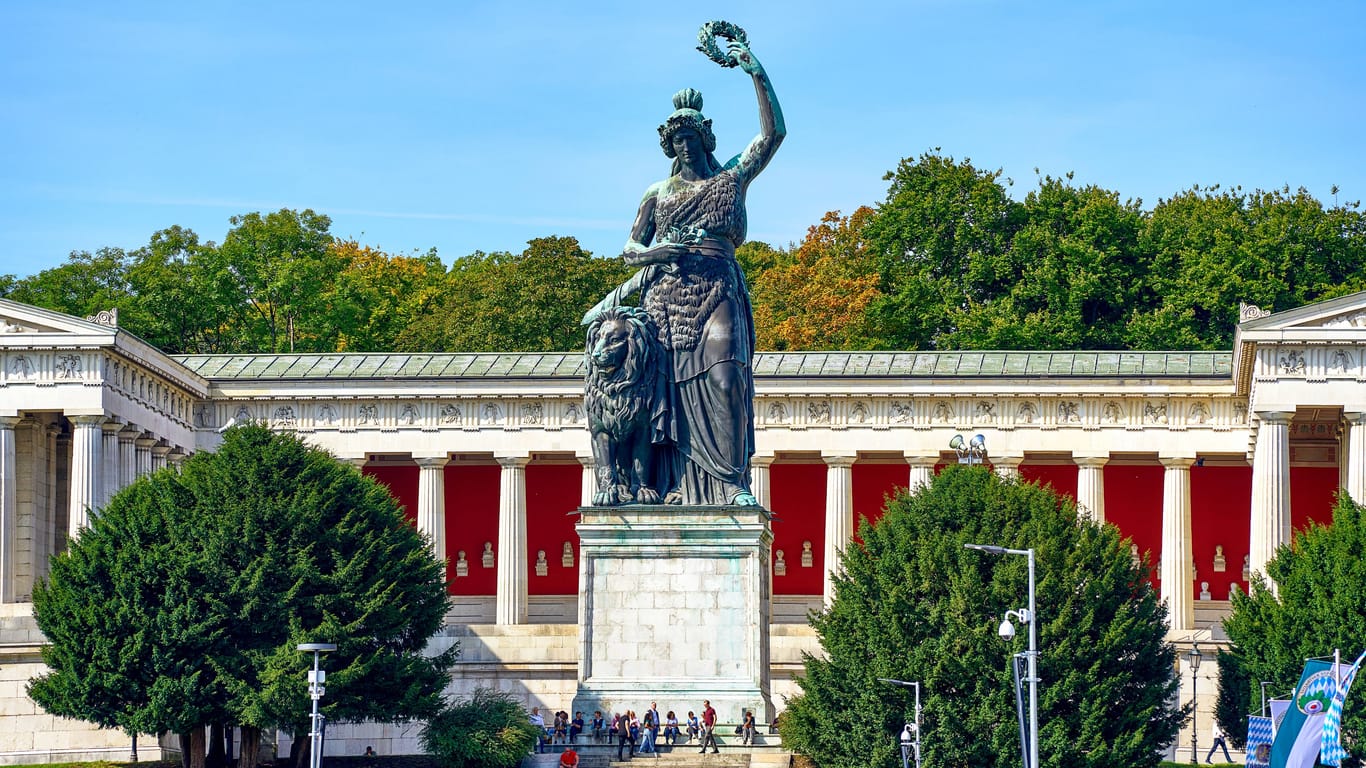 Die Bavaria an der Theresienwiese in München: Hier fand der Einsatz statt.