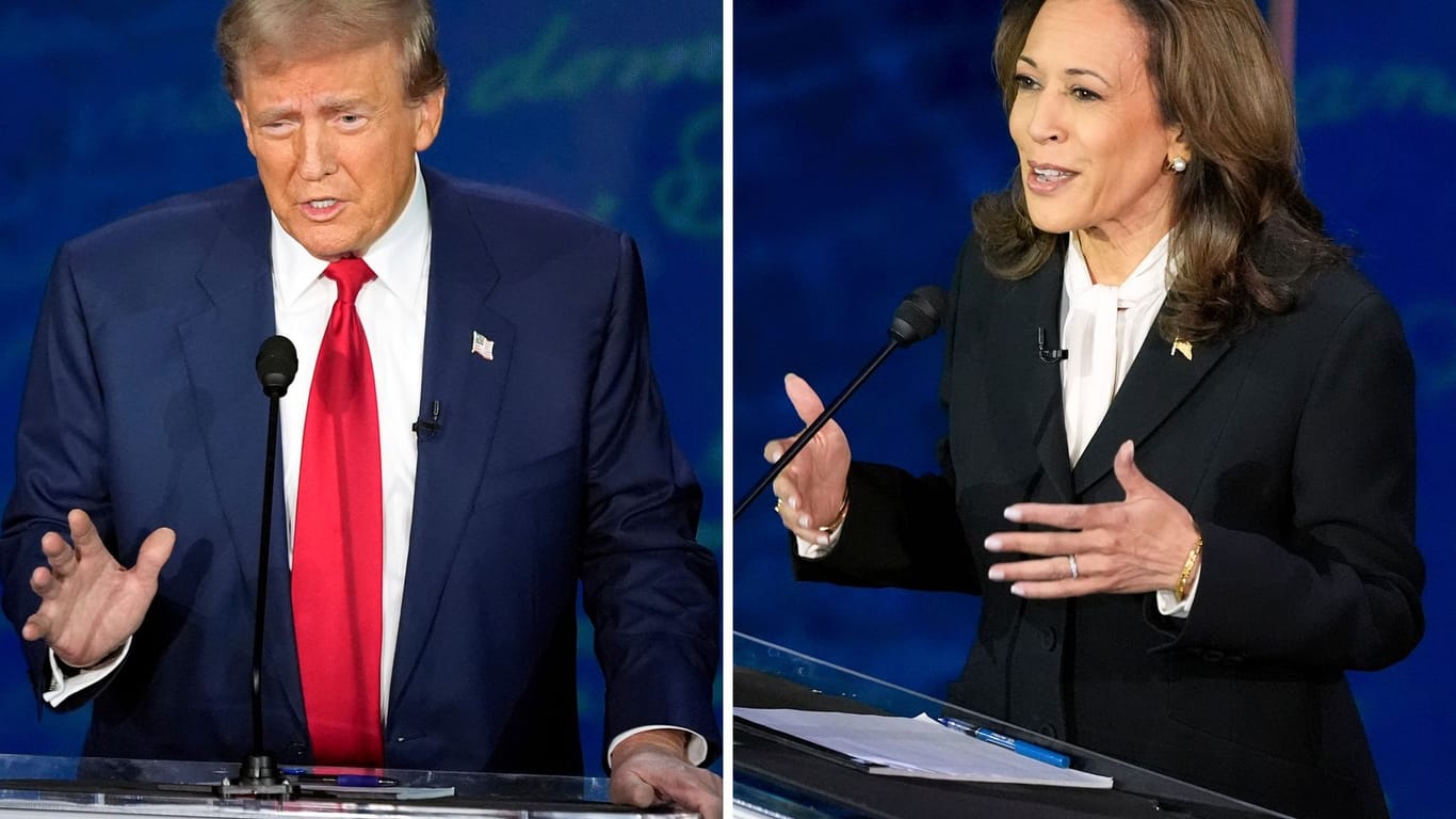 Wahlkampf USA - TV-Duell Harris Trump