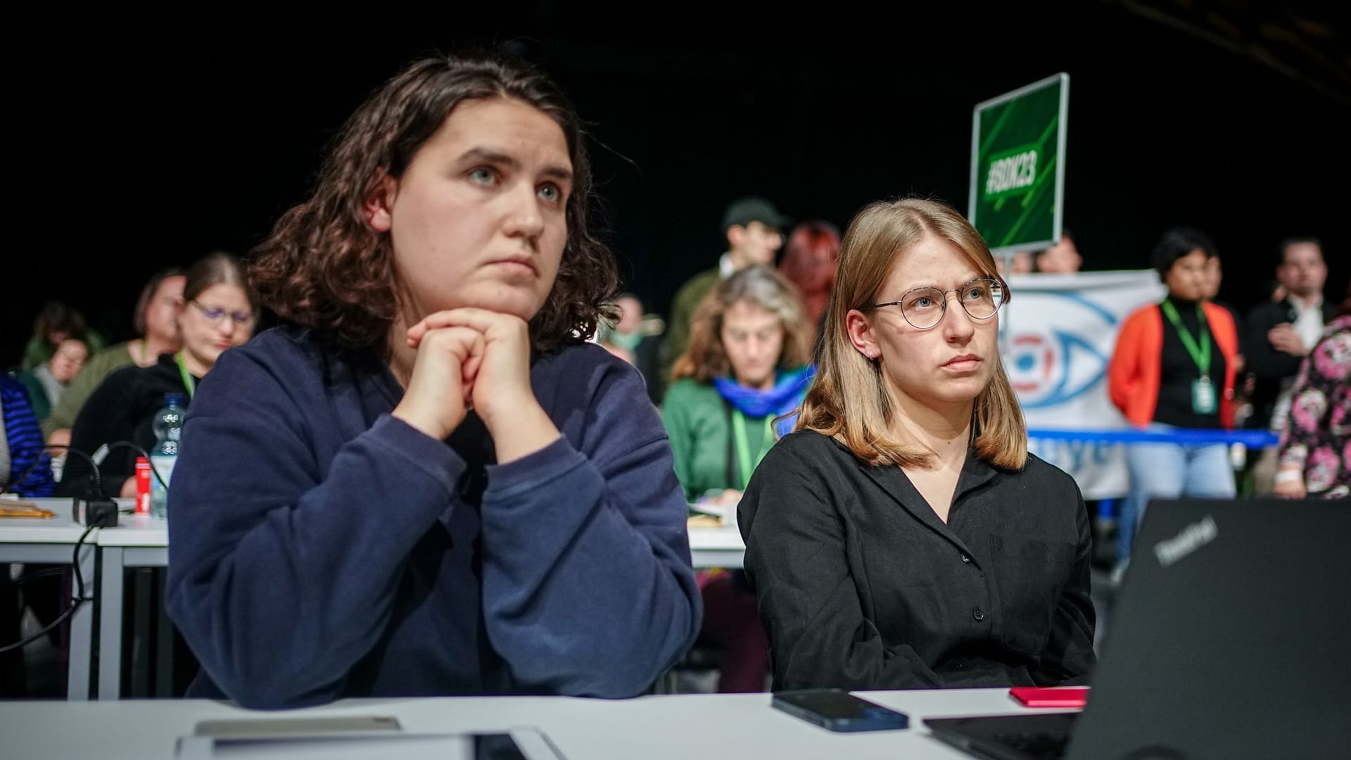 Katharina Stolla und Svenja Appuhn, Vorsitzende der Grünen Jugend