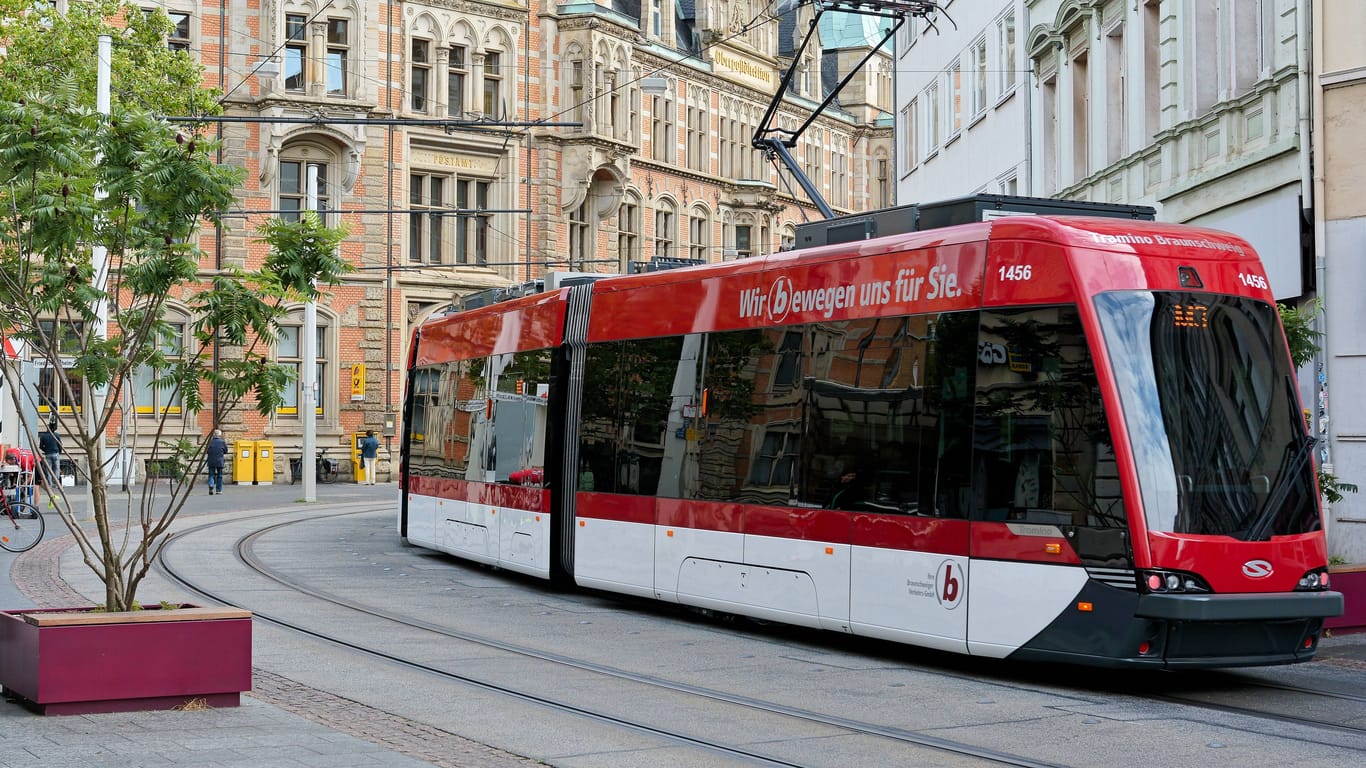 Straßenbahn in Braunschweig (Symbolfoto).