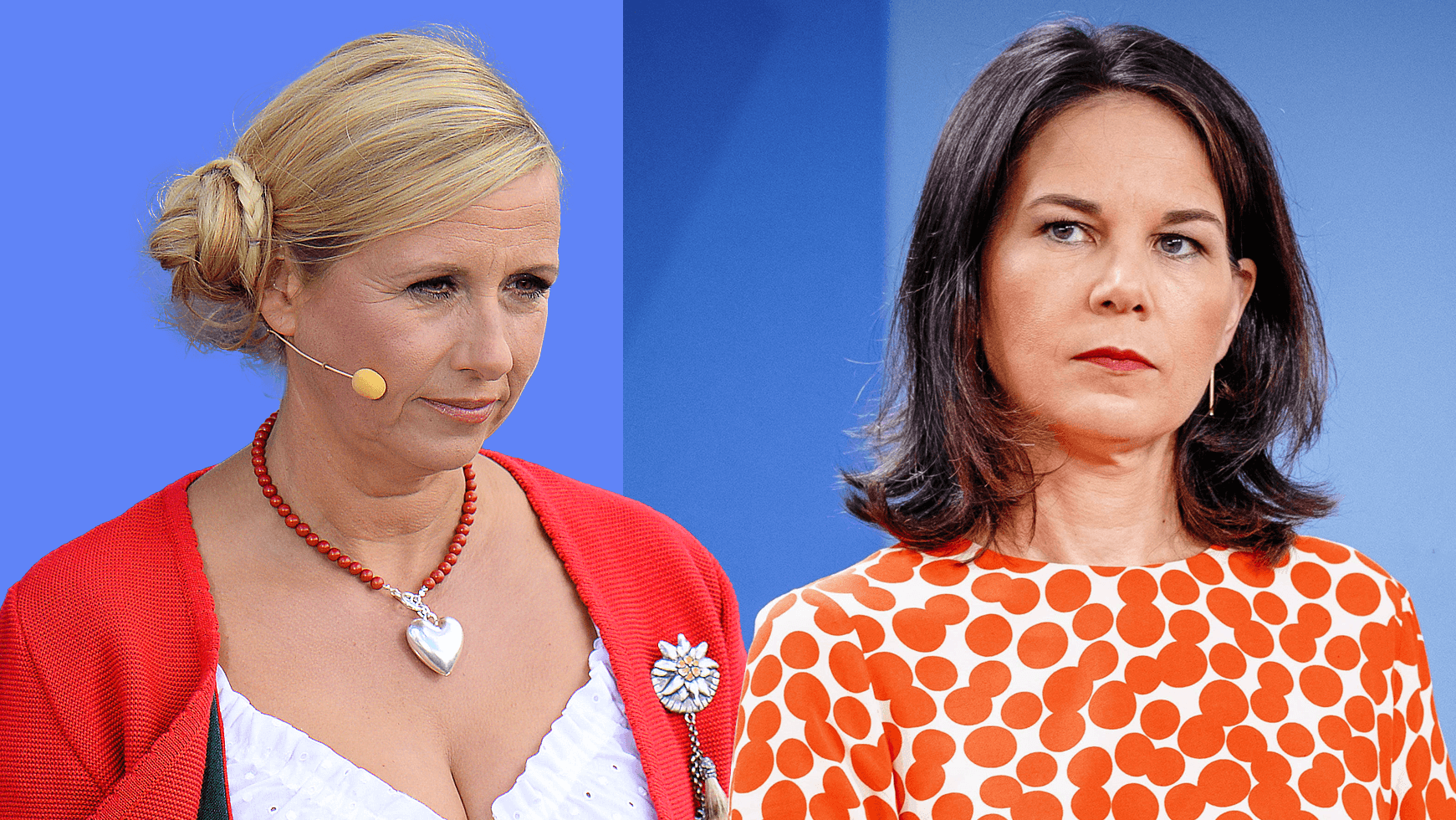 Andrea Kiewel und Annalena Baerbock: Die Moderatorin übt öffentlich Kritik an der Politikerin.