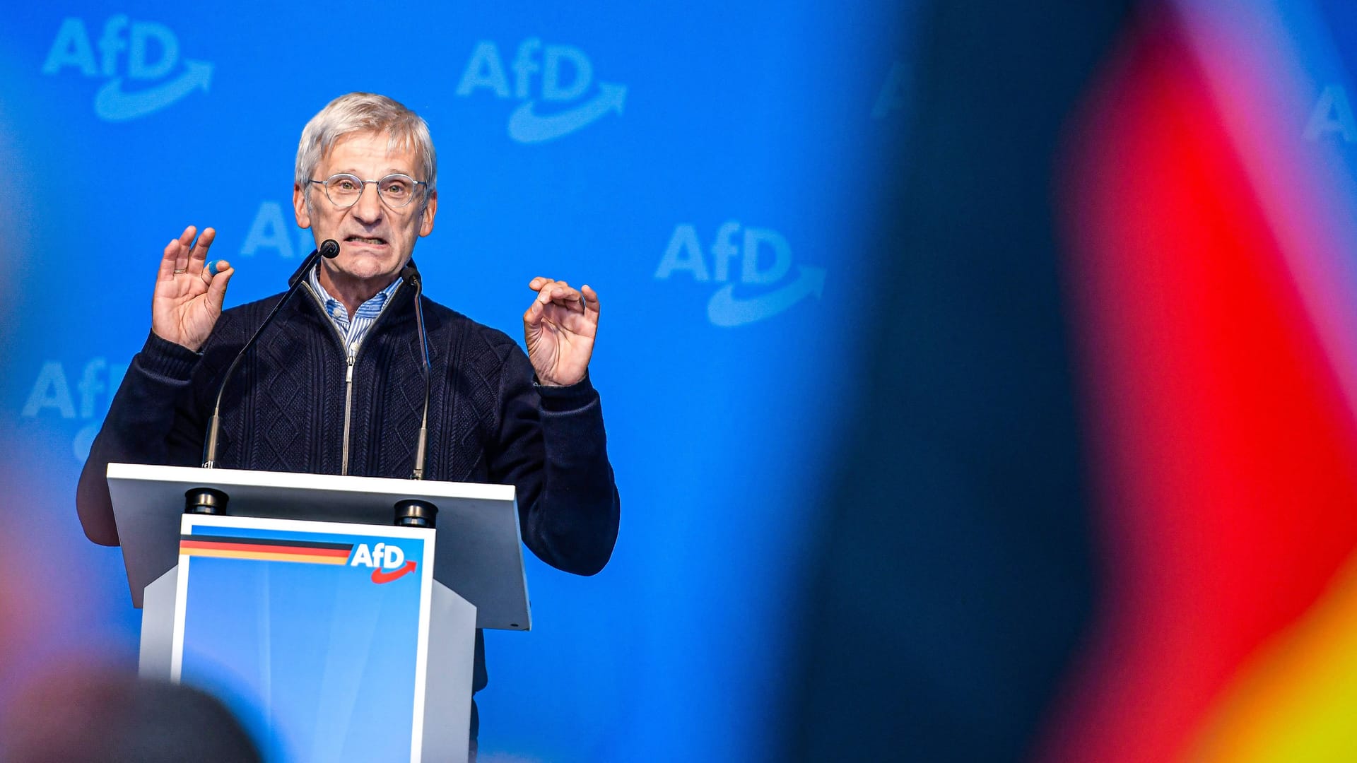 AfD-Spitzenkandidat Hans-Christoph Berndt (Archivbild) gilt als gesichert rechtsextrem.