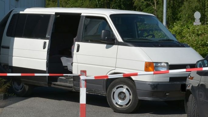 Der VW-Transporter wurde bei dem Überfall benutzt.