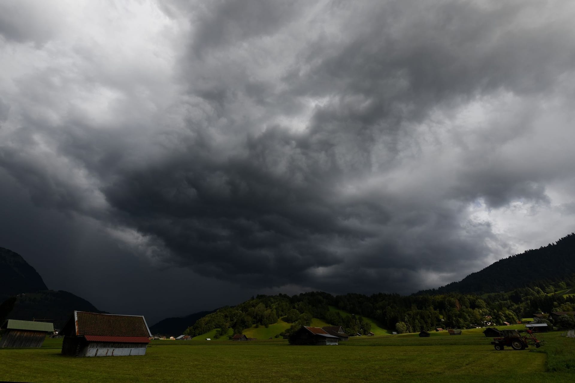 Gewitter in den Bergen