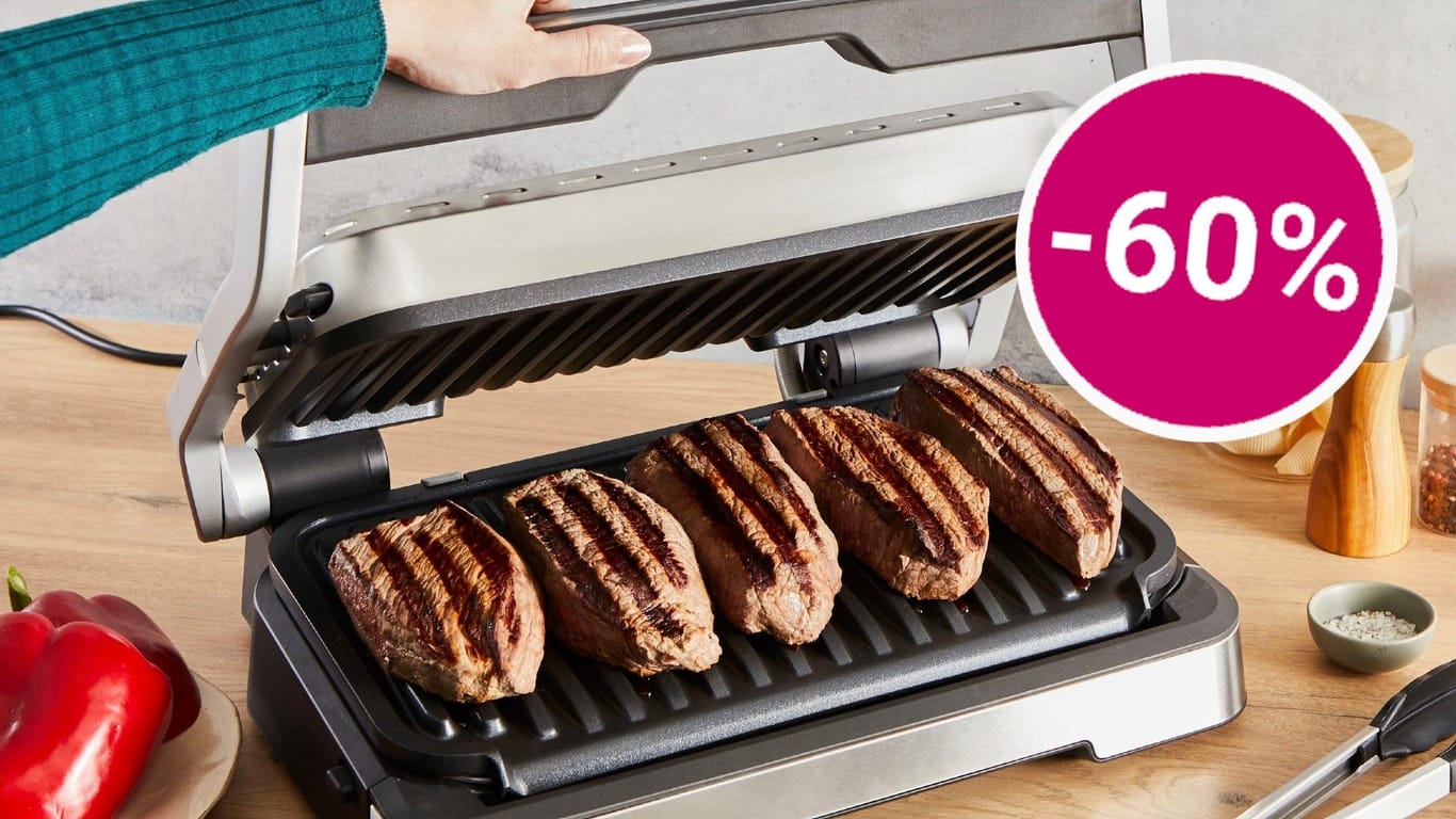 Den beliebten Optigrill von Tefal können Sie sich heute zum Rekord-Tiefpreis im Angebot sichern.