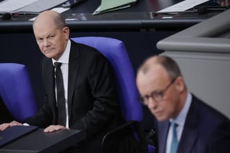 Olaf Scholz und Friedrich Merz