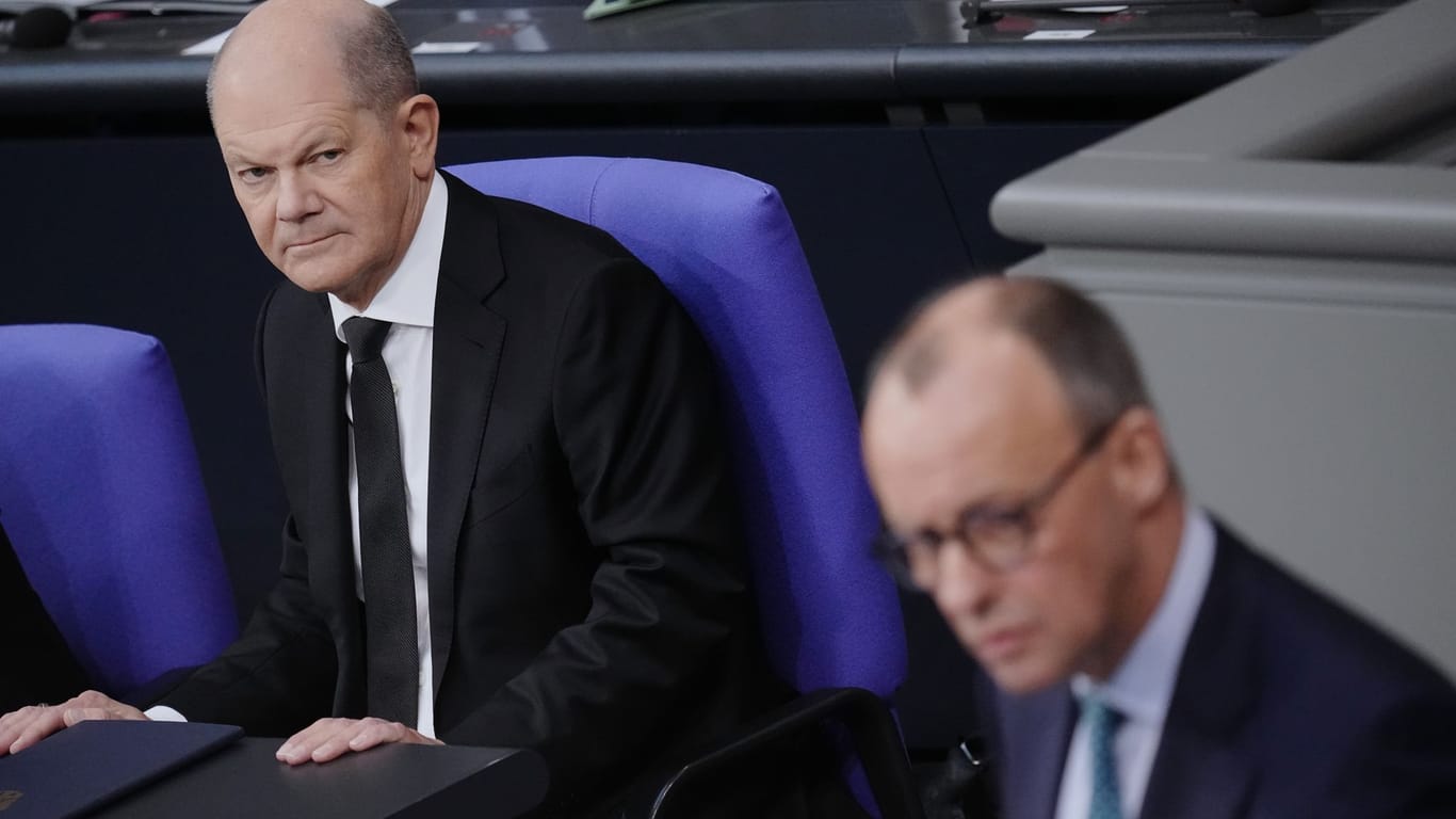 Olaf Scholz und Friedrich Merz