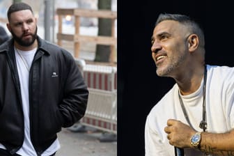 Die Berliner Rapper Fler (links) und Bushido (rechts): Einst Freunde, seit Jahren Feinde.