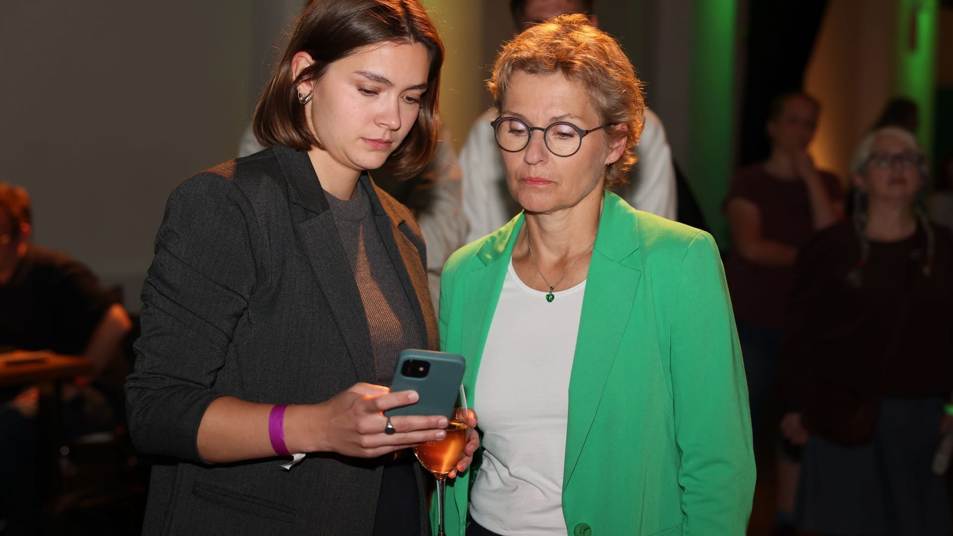 Landtagswahl in Brandenburg - Wahlparty Grüne
