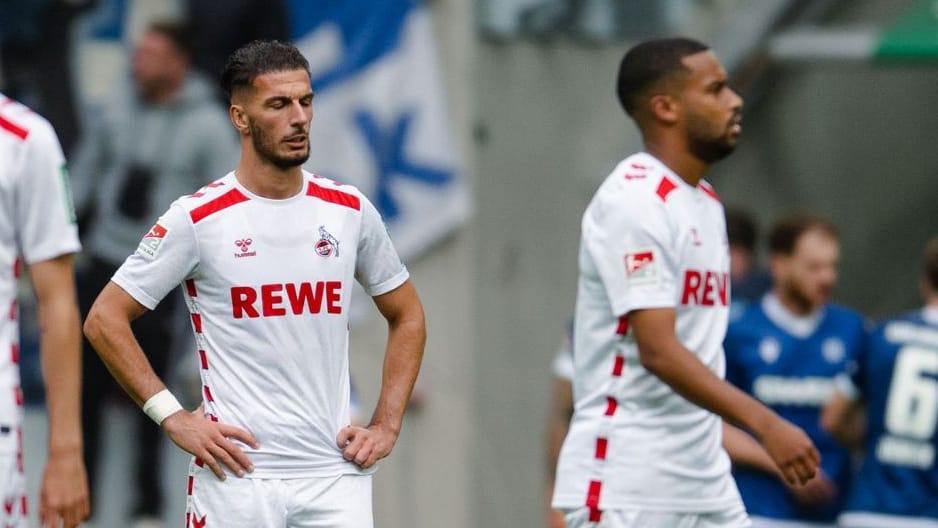 Enttäuschung in Köln: Die Kölner lieferten sich einen torreichen Schlagabtausch mit dem KSC.