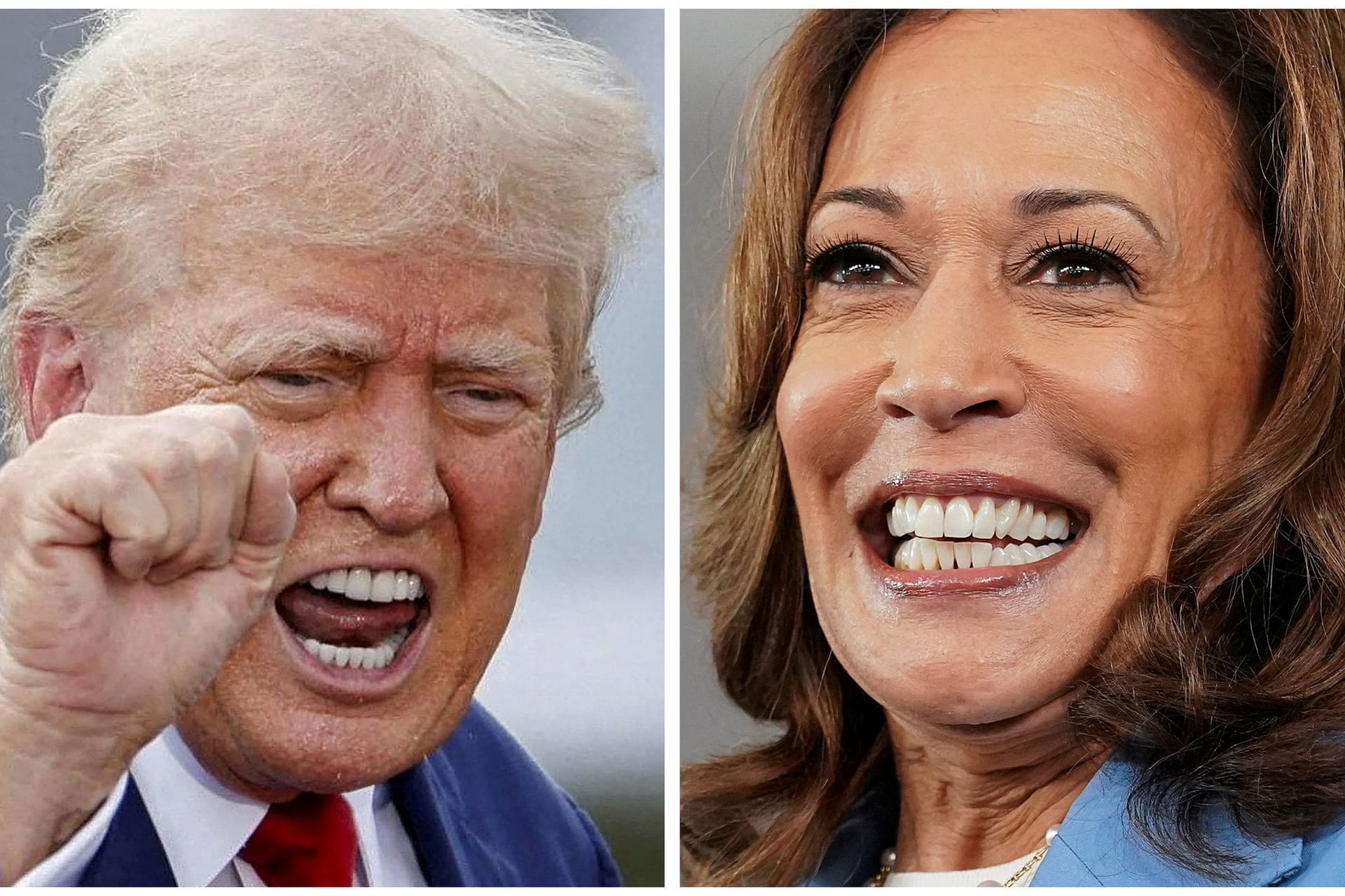 Ein zweiter Gegner neben Donald Trump: Kamala Harris muss sich von Joe Biden abgrenzen.