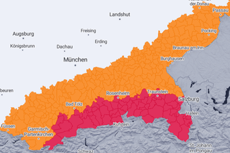 Die aktuellen Warnungen in Bayern.