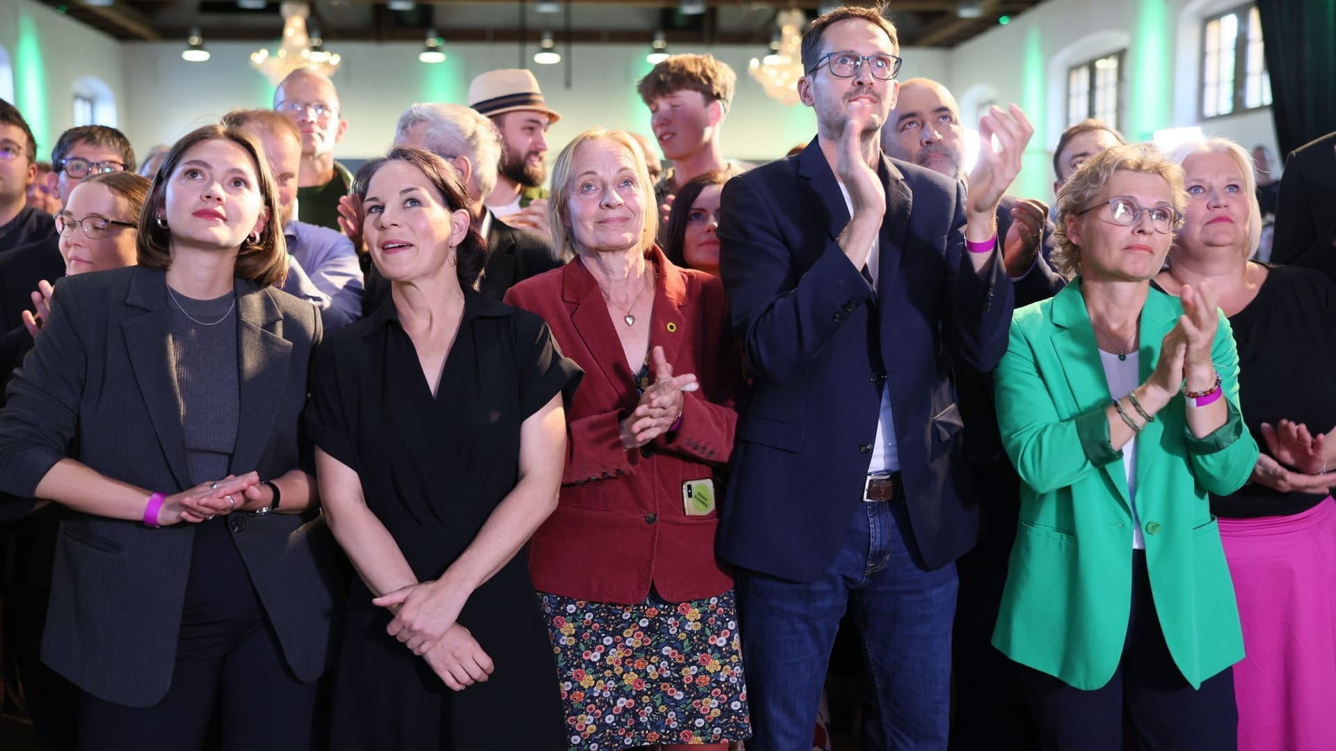 Landtagswahl in Brandenburg - Wahlparty Grüne