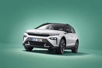 Neues Gesicht: Der Elroq ist der elektrische Bruder des Skoda Karoq.