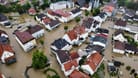 Hochwasser im Juni in Babenhausen (Archivbild): Droht erneut ein massives Hochwasser?