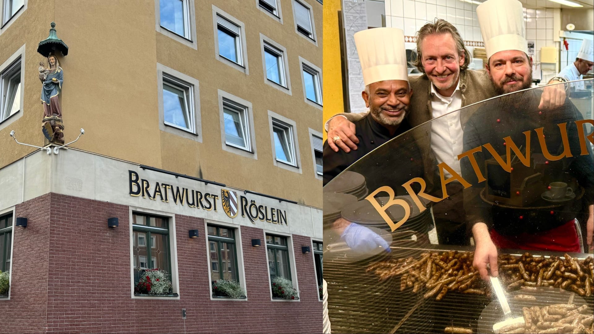 Das Bratwurst Röslein in Nürnberg: Thomas Förster (Mitte) und sein Bruder sind bald nicht mehr die Wirte des Traditionslokals.