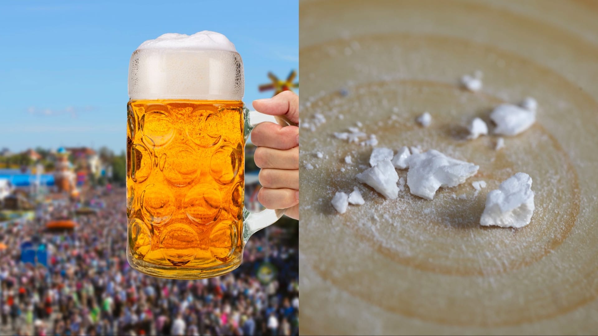 Auf dem Oktoberfest wird nicht nur Bier konsumiert (Archivbild): Auch Kokain scheint ein Problem zu sein.