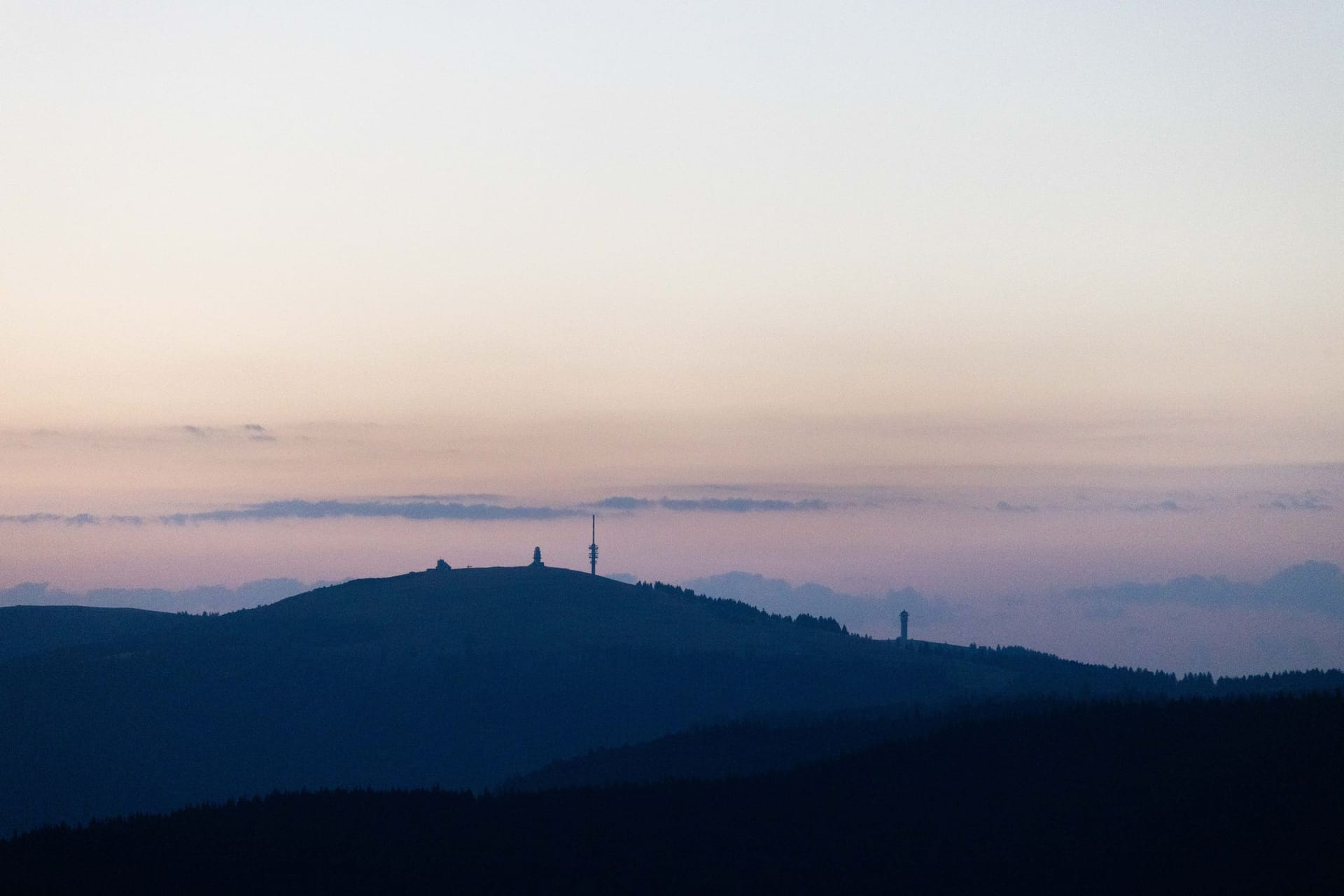 Sonnenaufgang über dem Schwarzwald