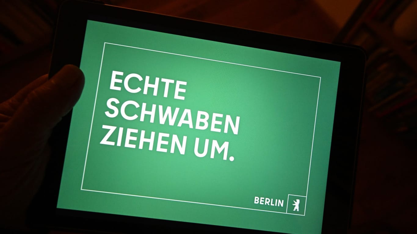 "Echte Schwaben ziehen um" - Berliner Image-Kampagne