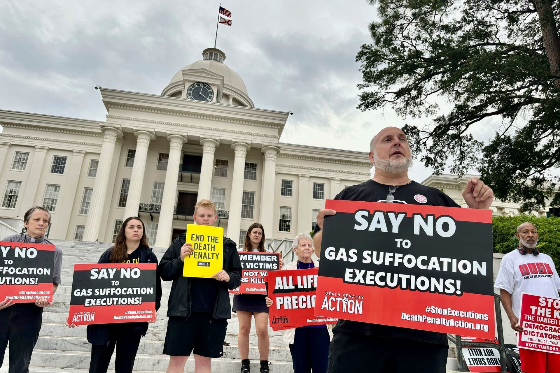 Demonstration gegen Todesstrafe in Alabama