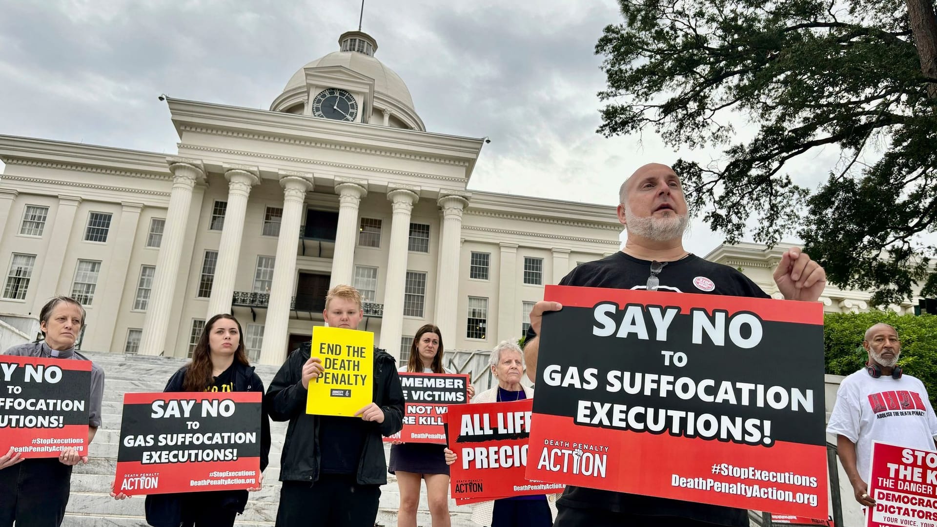 Demonstration gegen Todesstrafe in Alabama