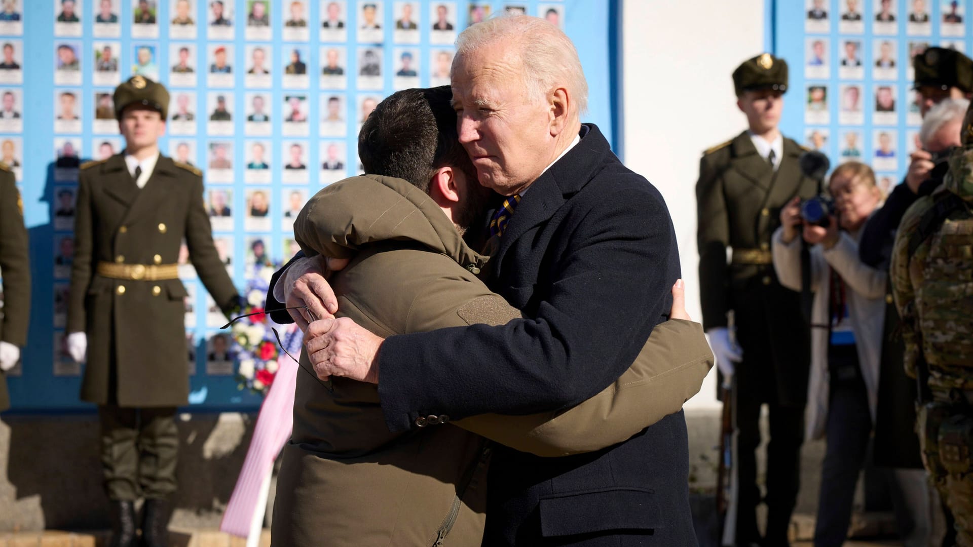 Vereint gegen Wladimir Putin: Joe Biden besuchte Wolodymyr Selenskyj 2023 in Kyiv.