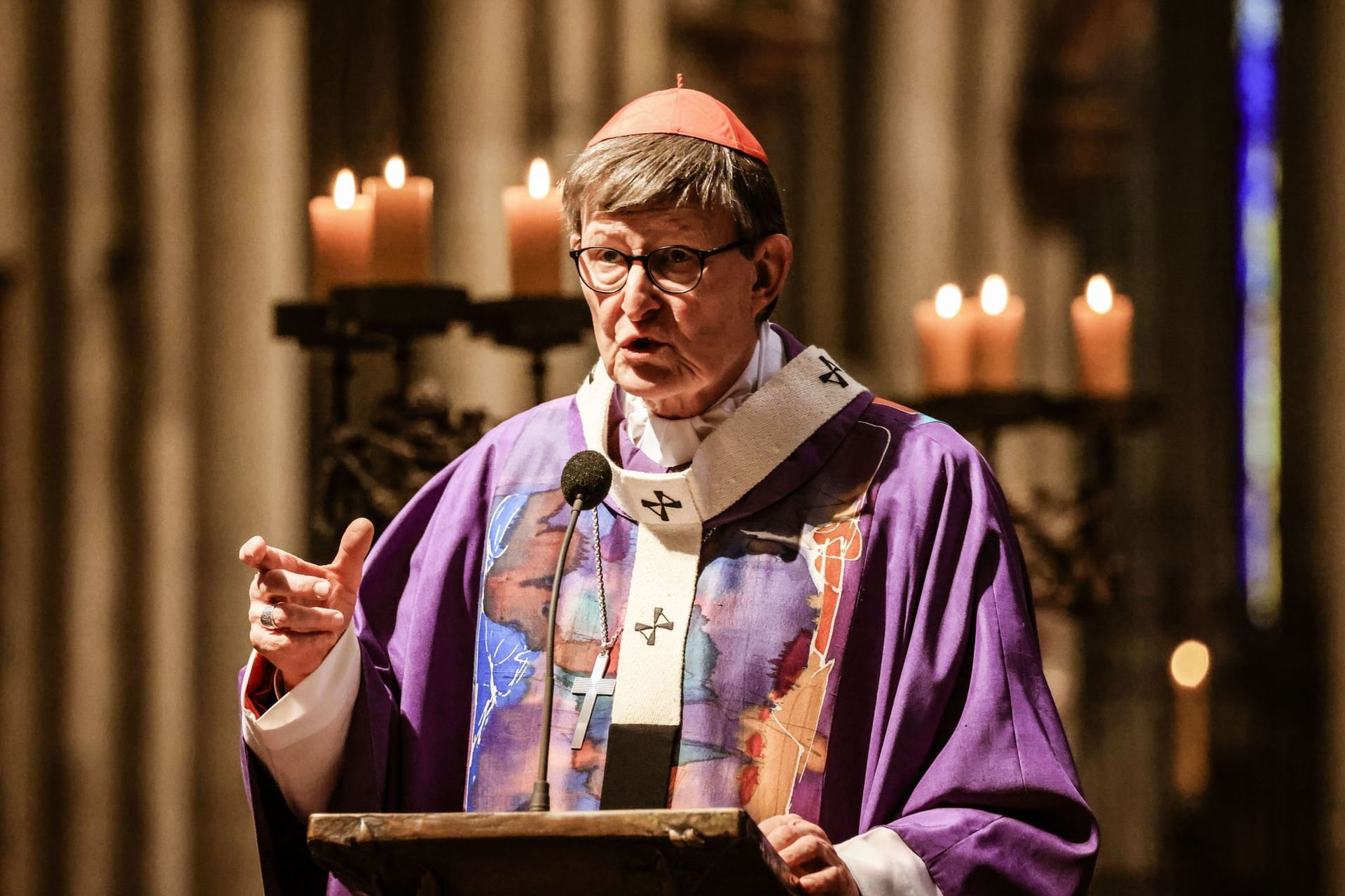 Kölner Dom: Rainer Maria Woelki, Kardinal von Köln, predigt.