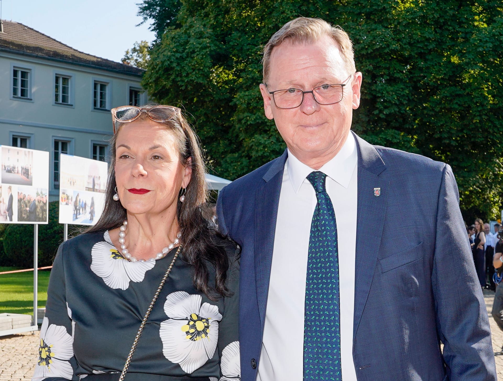 Bodo Ramelow mit seiner zweiten Ehefrau Germana Alberti vom Hofe.