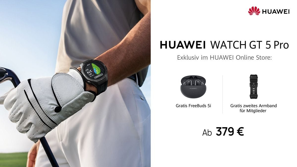 Huawei launcht zwei neue Smartwatches: die WATCH GT 5 sowie die WATCH D2.