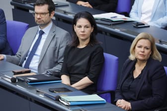 Marco Buschmann (FDP), Annalena Baerbock (Grüne) und Nancy Faeser (SPD): Sie sollen unter anderem teilnehmen.