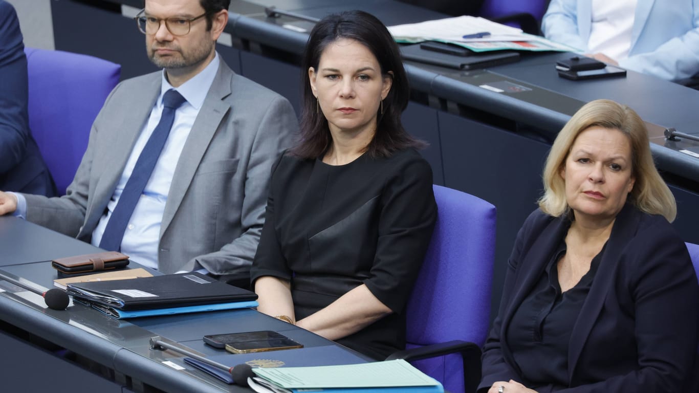 Marco Buschmann (FDP), Annalena Baerbock (Grüne) und Nancy Faeser (SPD): Sie sollen unter anderem teilnehmen.