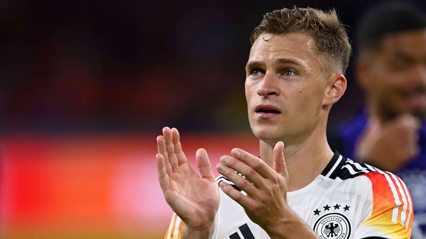 Joshua Kimmich: Der Kapitän traf für Deutschland.