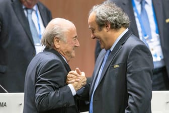 Joseph Blatter und Michel Platini