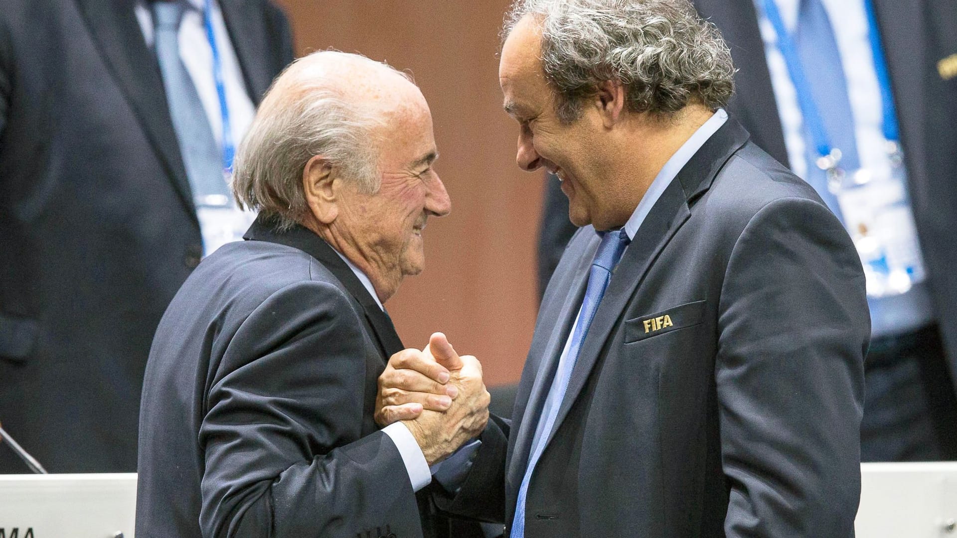 Joseph Blatter und Michel Platini