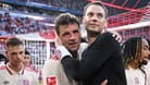 Seit 2011 gemeinsam beim FC Bayern: Thomas Müller (li.) und Manuel Neuer.