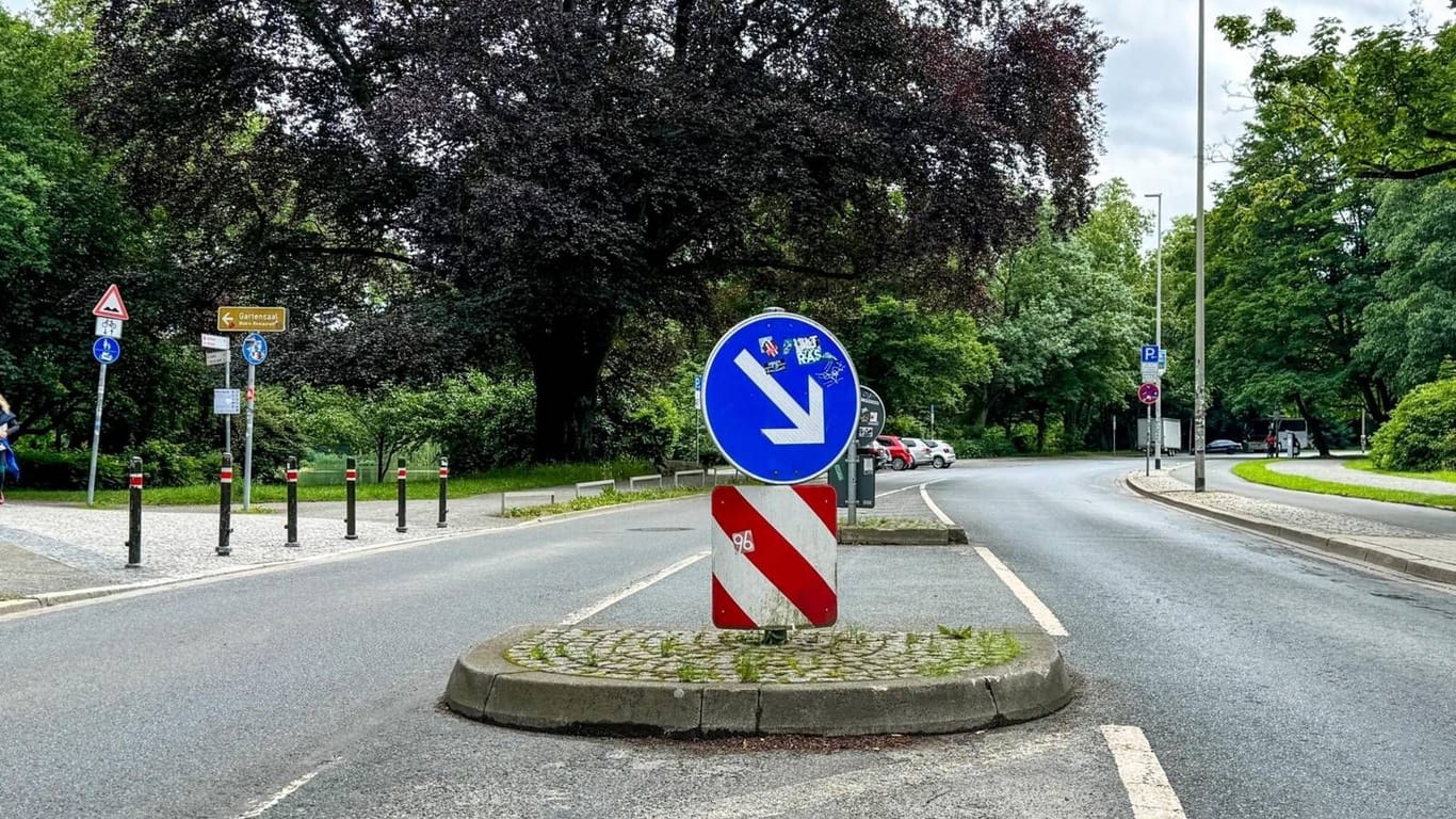 Blick auf die Culemannstraße: Sie soll bald autofrei und Teil eines neuen Fuß- und Radwegenetzes werden.