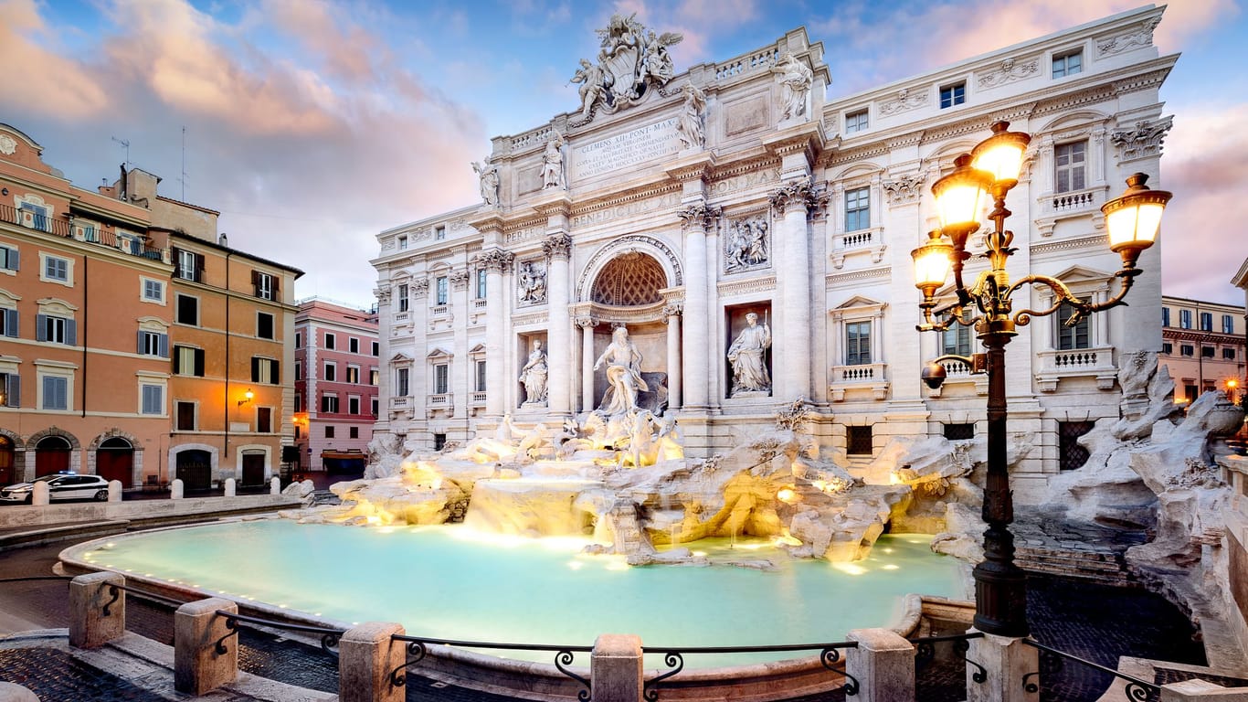 Trevi Brunnen in Rom