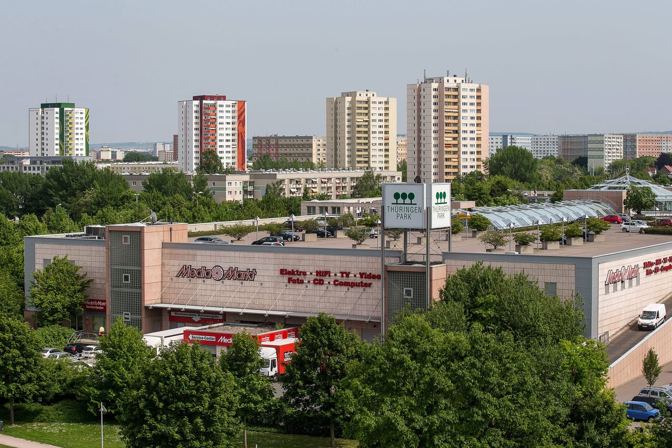 "Thüringen Park": Einkaufszentrum nach Messerangriff geräumt.