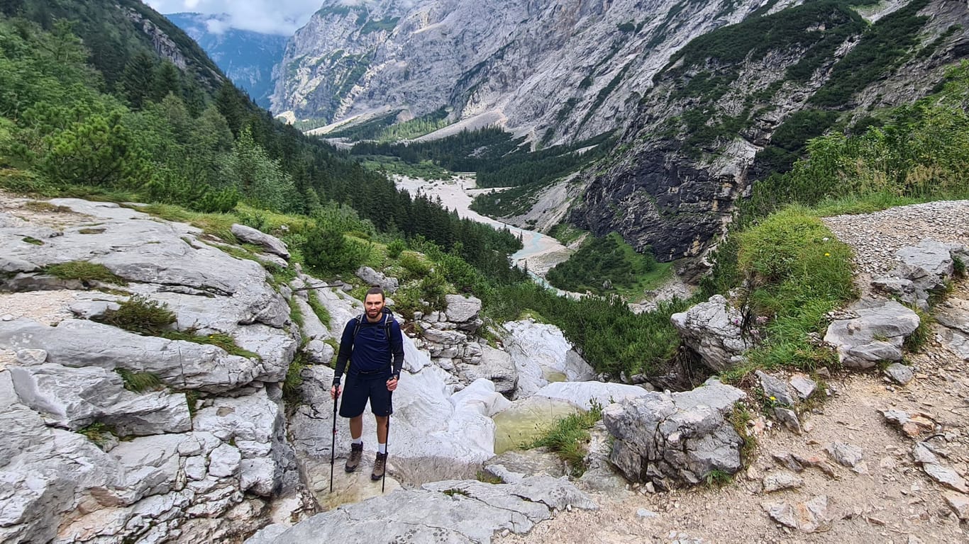 Traumhaftes Panorama: Der Weg durch das Reintal auf die Zugspitze ist auch einer fürs Auge.