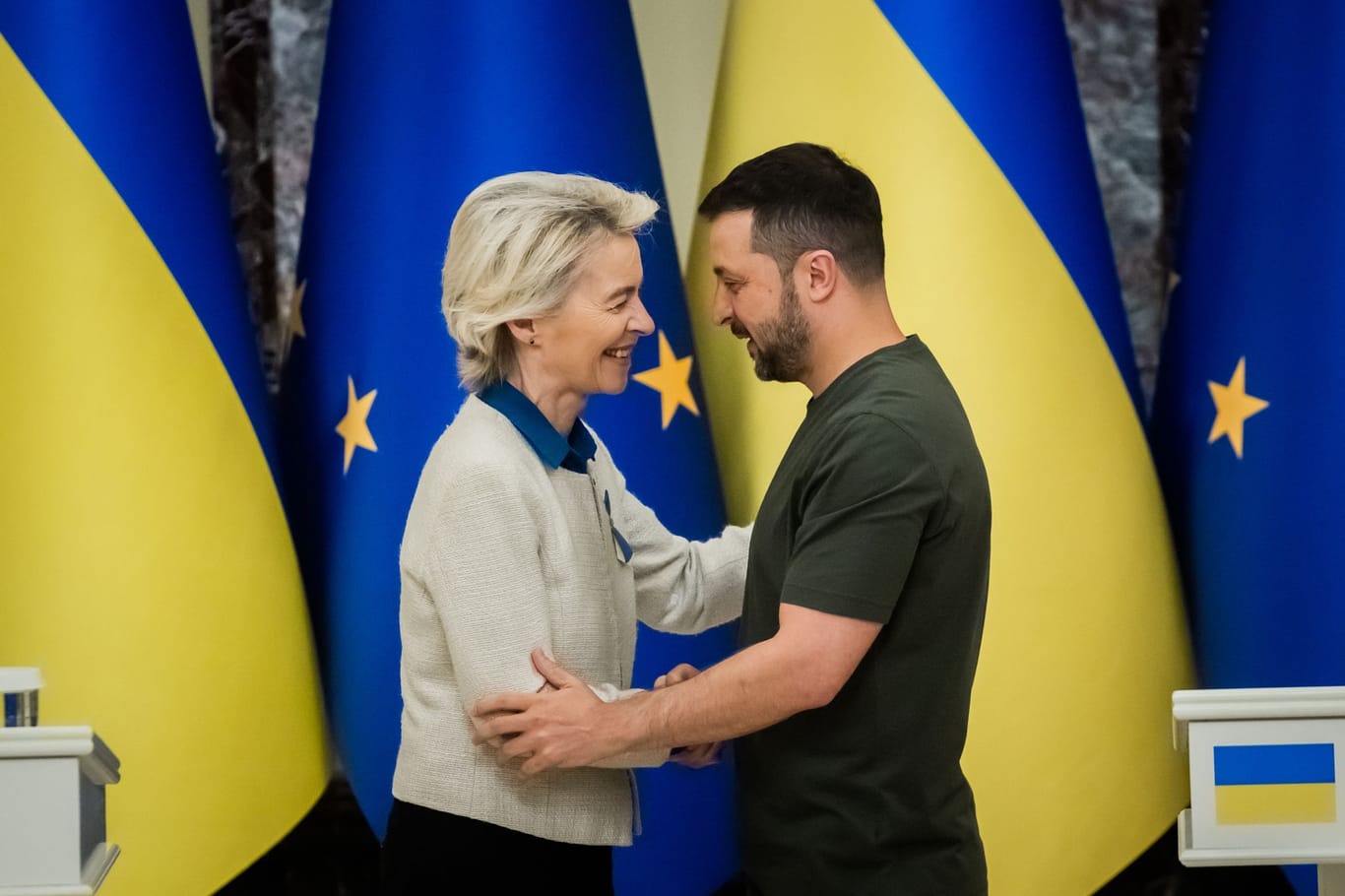 EU-Kommissionspräsidentin von der Leyen in der Ukraine