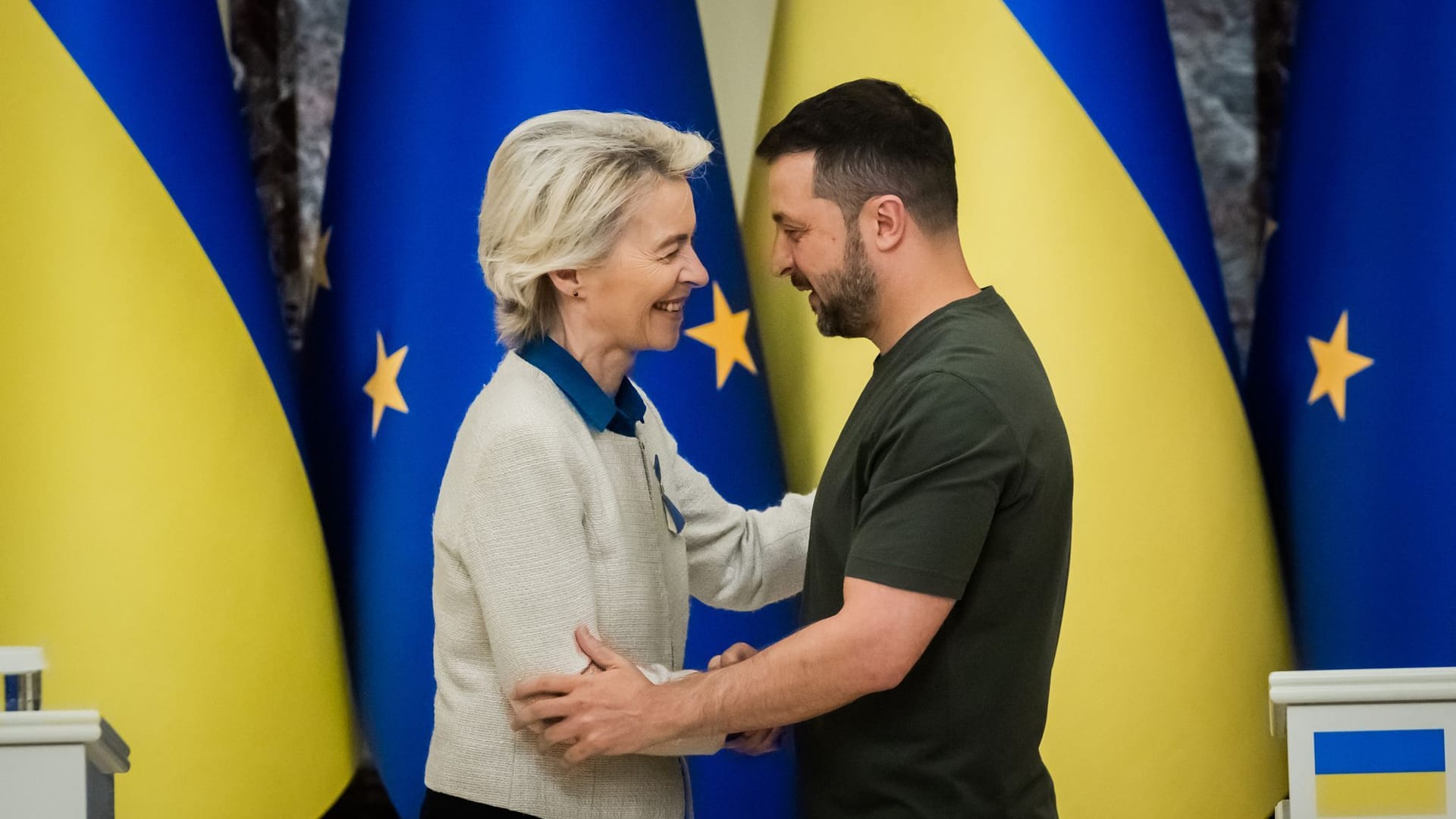 EU-Kommissionspräsidentin von der Leyen in der Ukraine