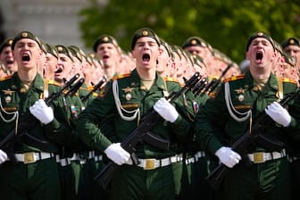 Militärparade zum Tag des Sieges in Russland