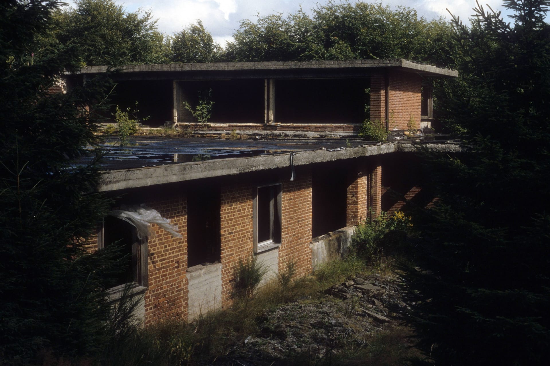 Die geplante Villa von Altkanzler Konrad Adenauer in der Eifel: Das geplante "Camp Konrad" im Kammerwald bei Duppach und Steffeln ist mittlerweile zur Ruine geworden.