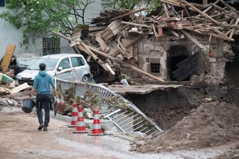 Hochwasser in Baden-Württemberg - Klaffenbach