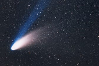 Comet Hale Bopp. Elements of these images were furnished by ESO.