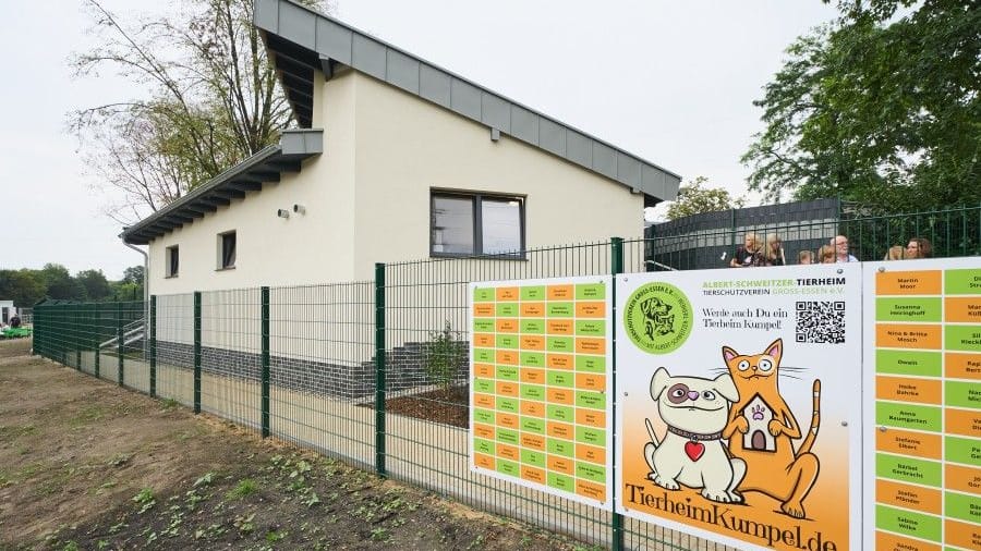 Die neue Hundekrankenstation des Alber-Schweitzer-Tierheims.